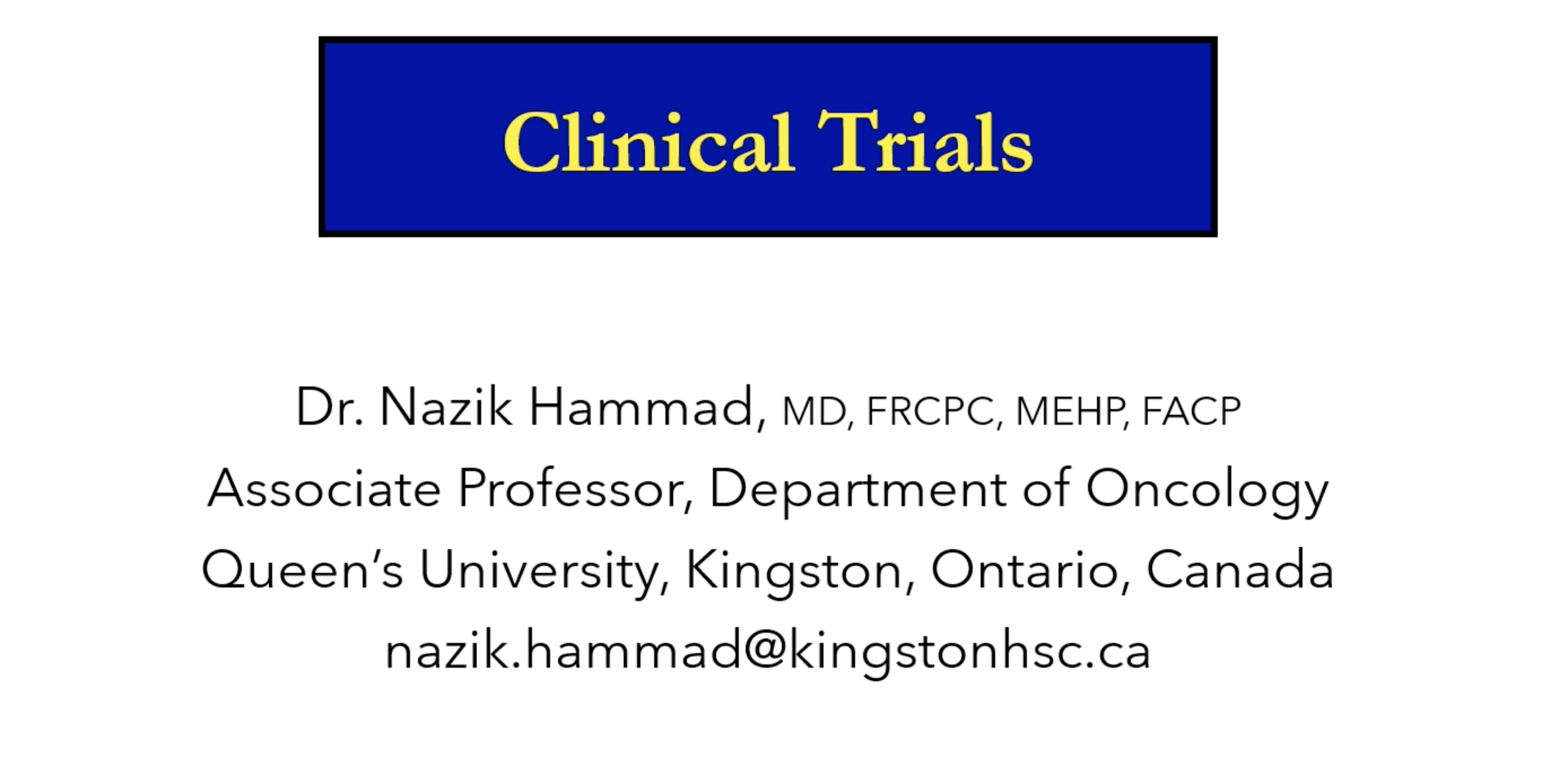 Phases of Clinical Trials